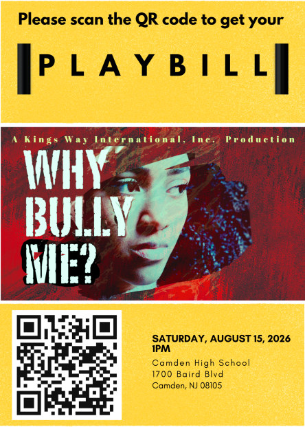 This is a electronic version of the Why Bully Me Playbill for the production.